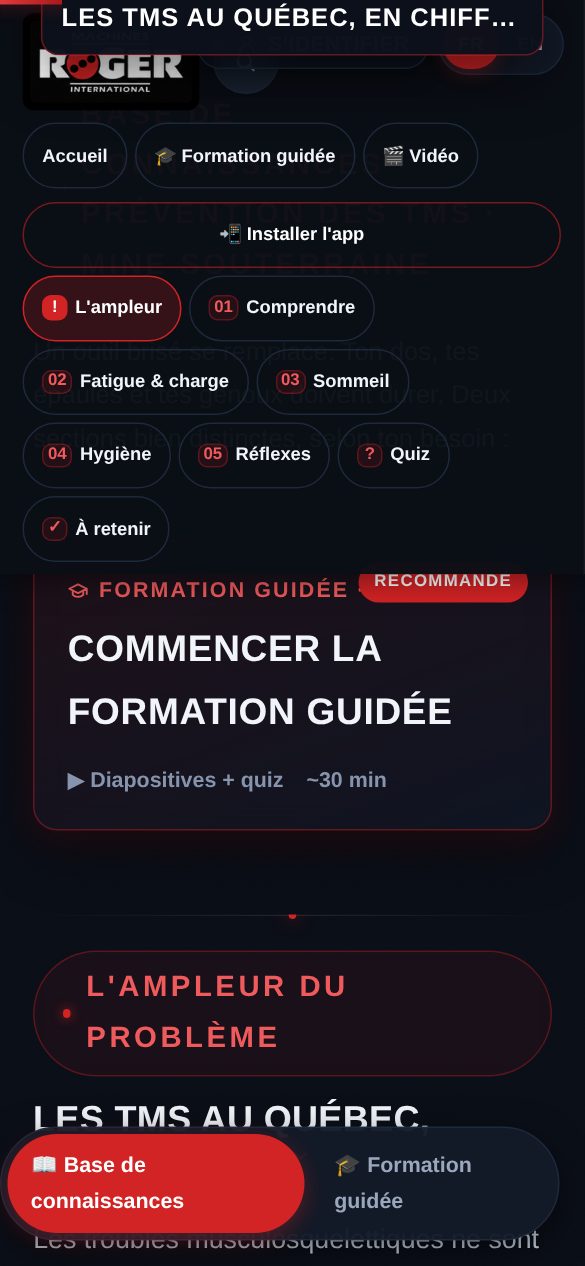 Prévention des TMS, aperçu 3 sur 3
