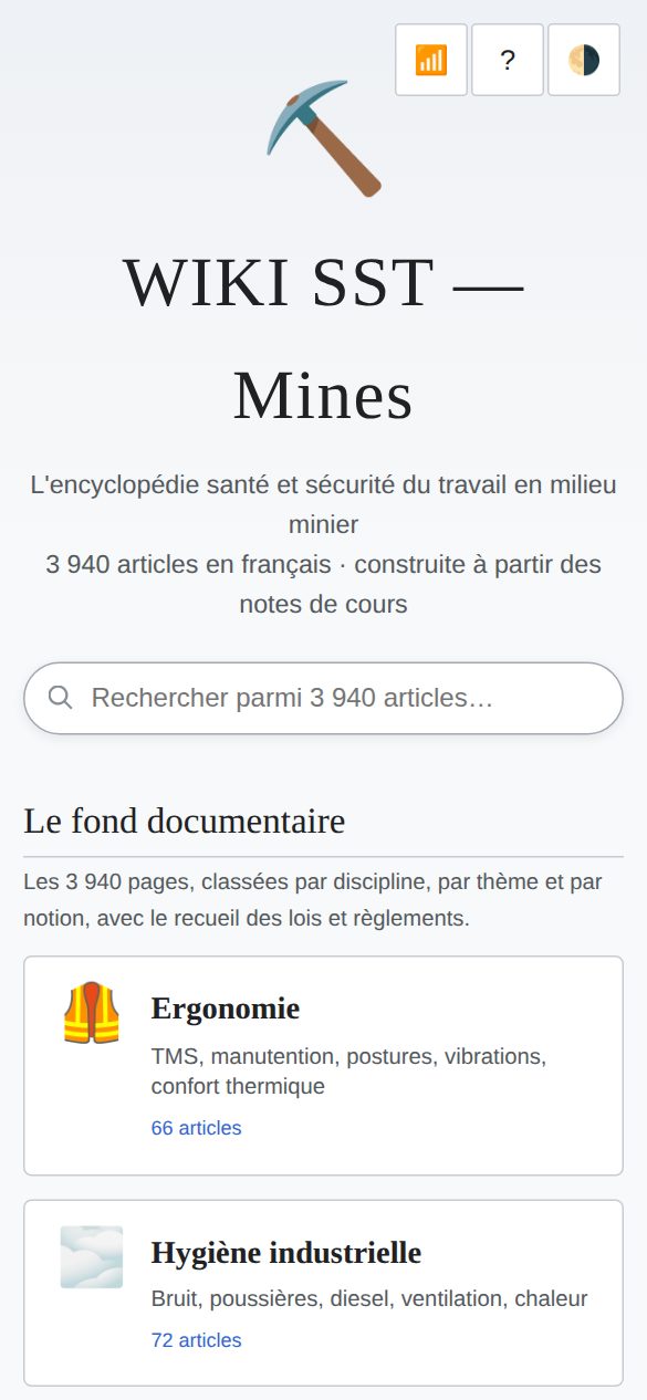 WIKI SST — Mines, aperçu 1 sur 3